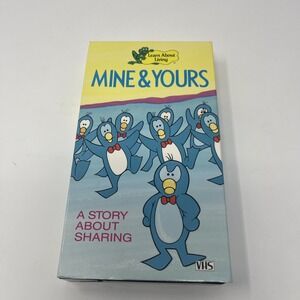 Playskool Mine & Yours-Play-Along Fun To Share w/ Silly Songs Stories (VHS 1989)